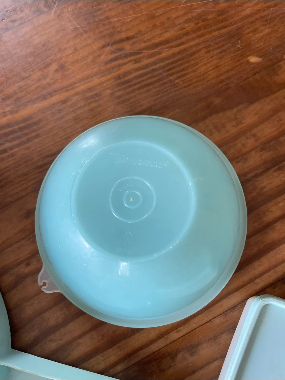Vintage Retro Tupperware Containers Aqua Bundle Mixed Lot of 4 pieces Kitchen